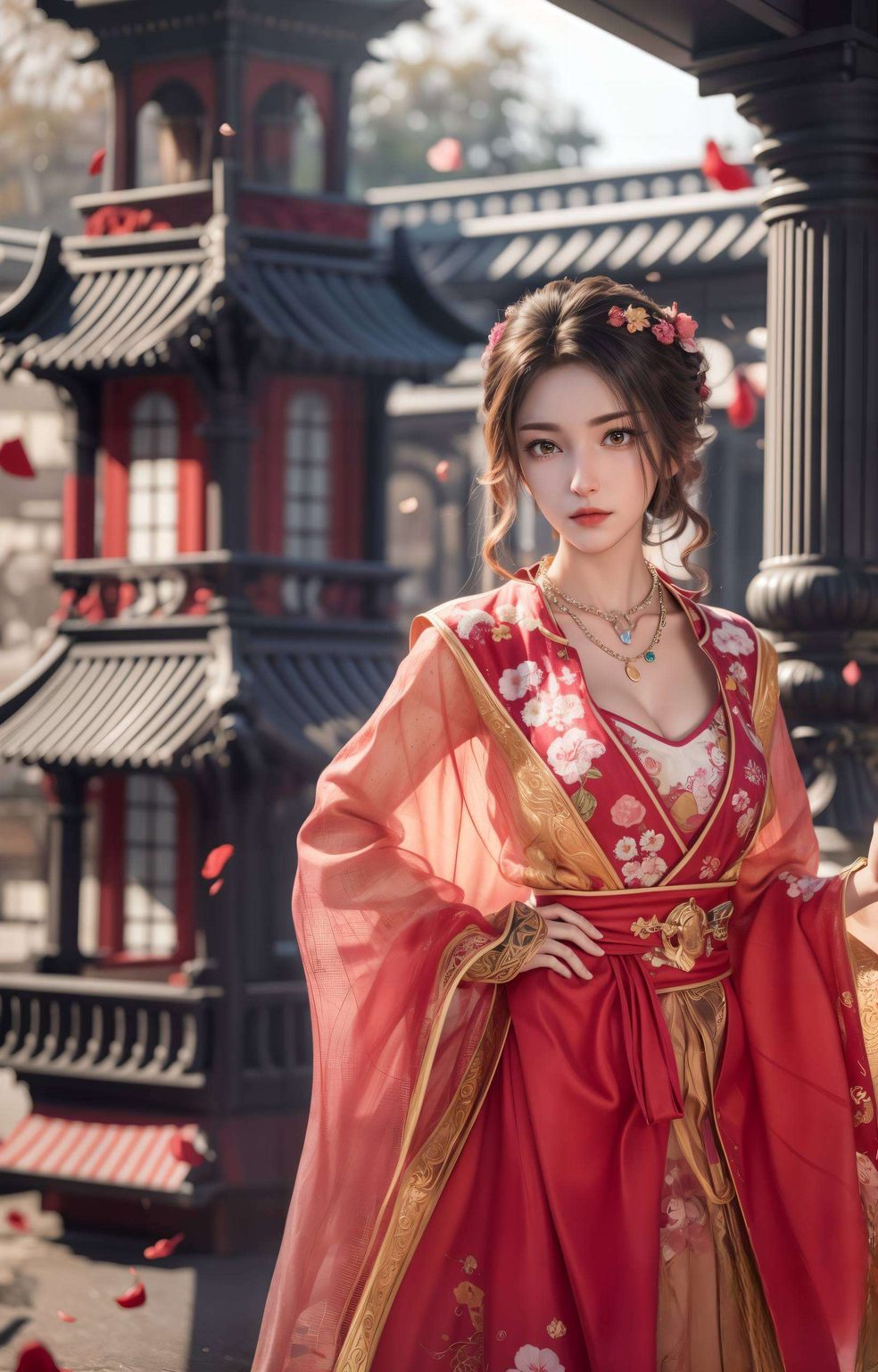 今日为尔等奉上一幅炫彩壁纸盛宴!此乃国漫瑰宝李寒衣全面屏壁纸超清版玄幻之韵