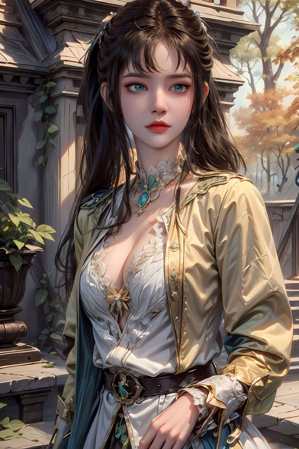 以其独特的玄幻气质她的每一次挥剑