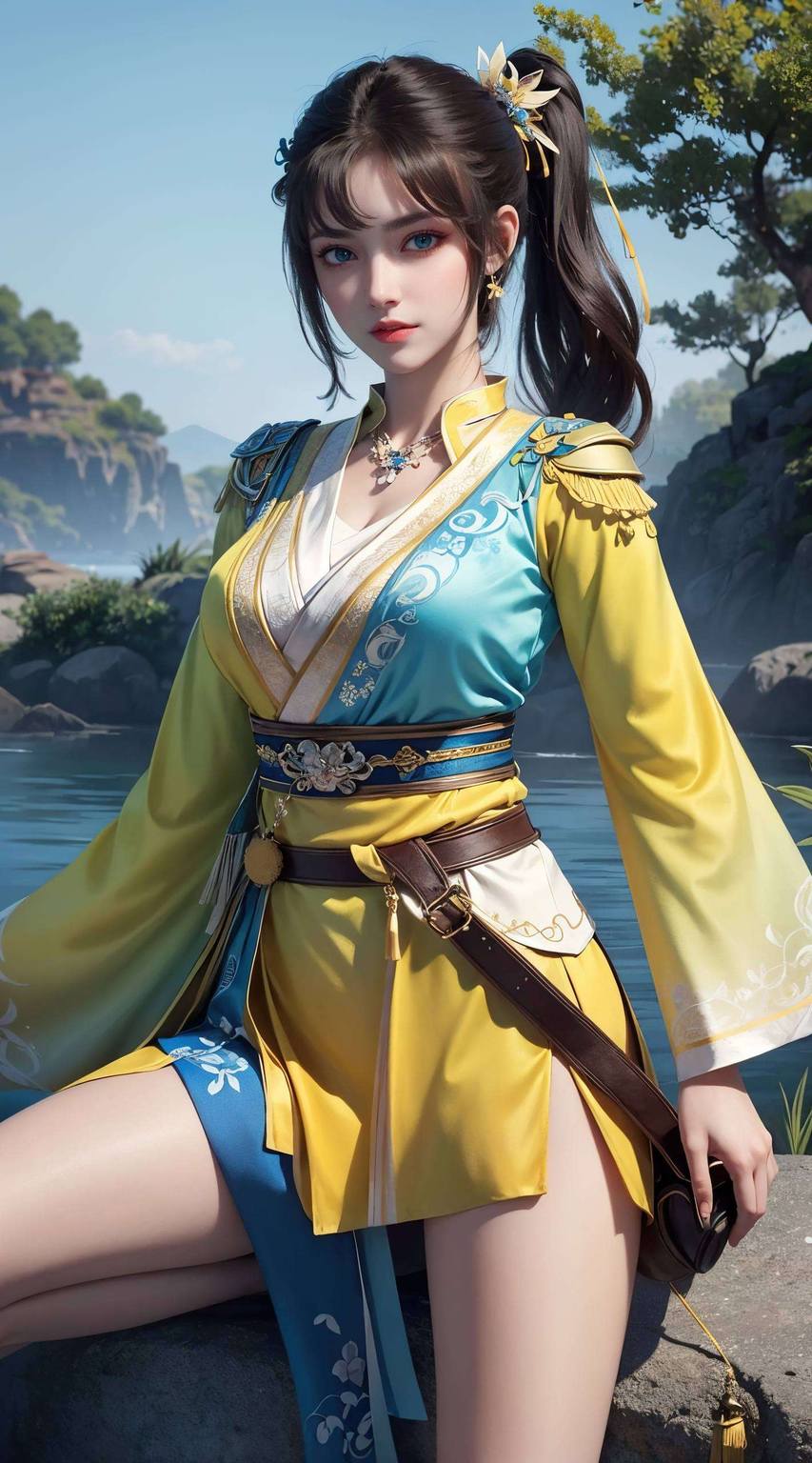 她是《少年歌行》中的灵动女神以剑舞天下