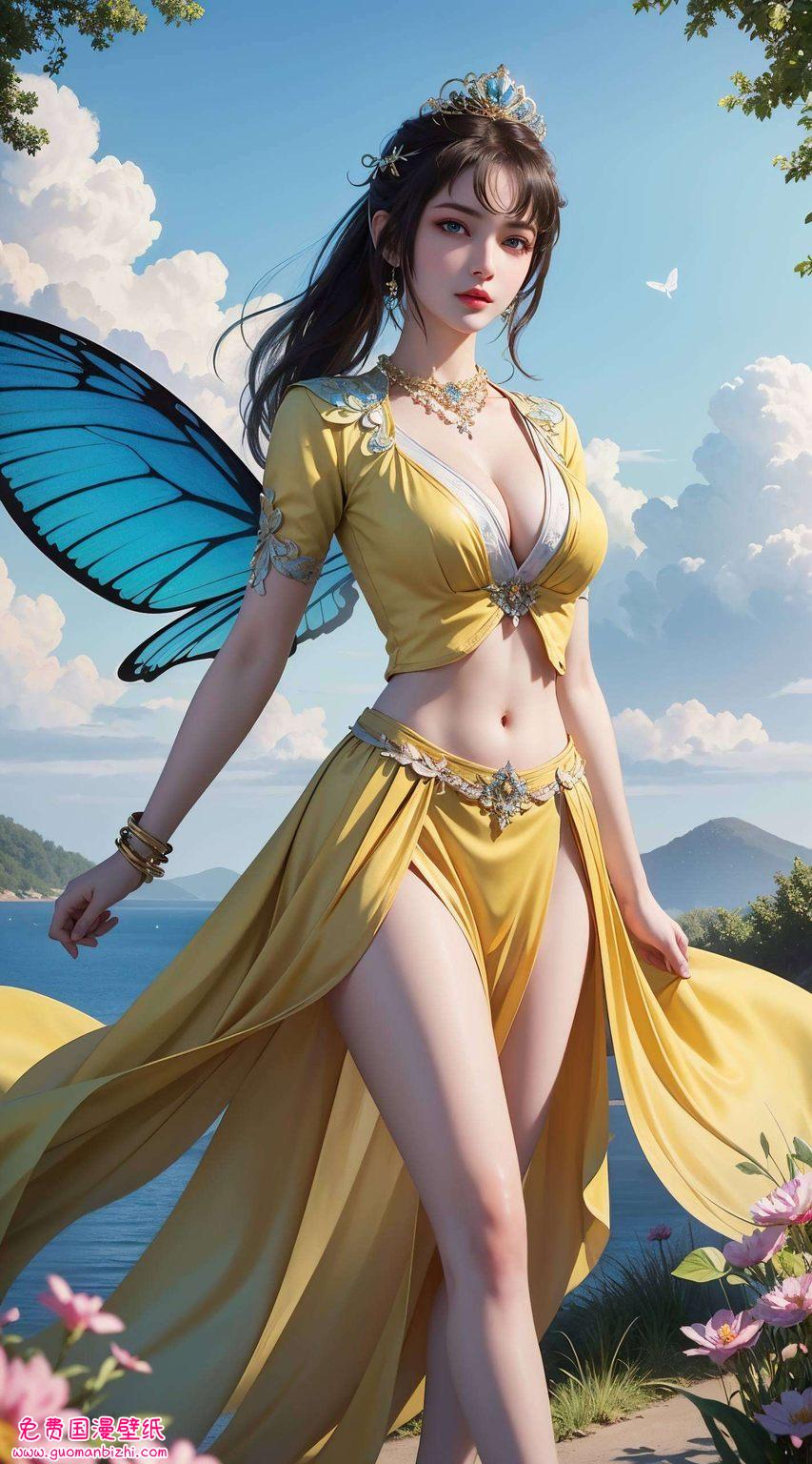 是无数动漫迷心中最美的风景每一次她的身影跃然于壁纸之上