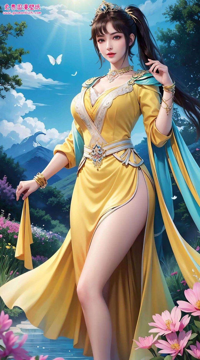 我看到了国漫美女的灵动与坚韧每一次舞剑