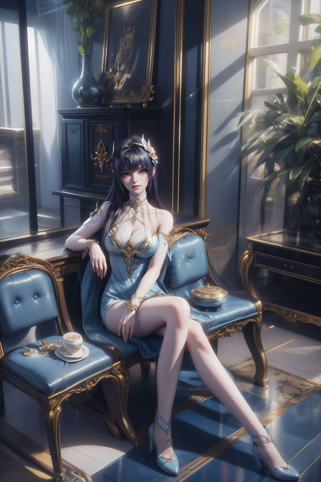 更是将她的柔美与坚韧完美展现她的身影