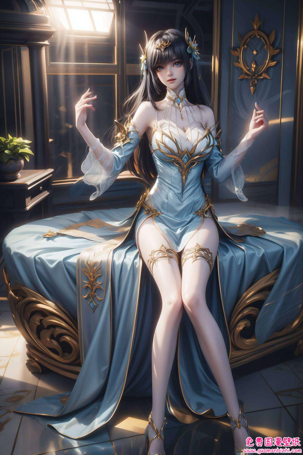 让人沉醉于那玄幻的意境她的锁屏壁纸