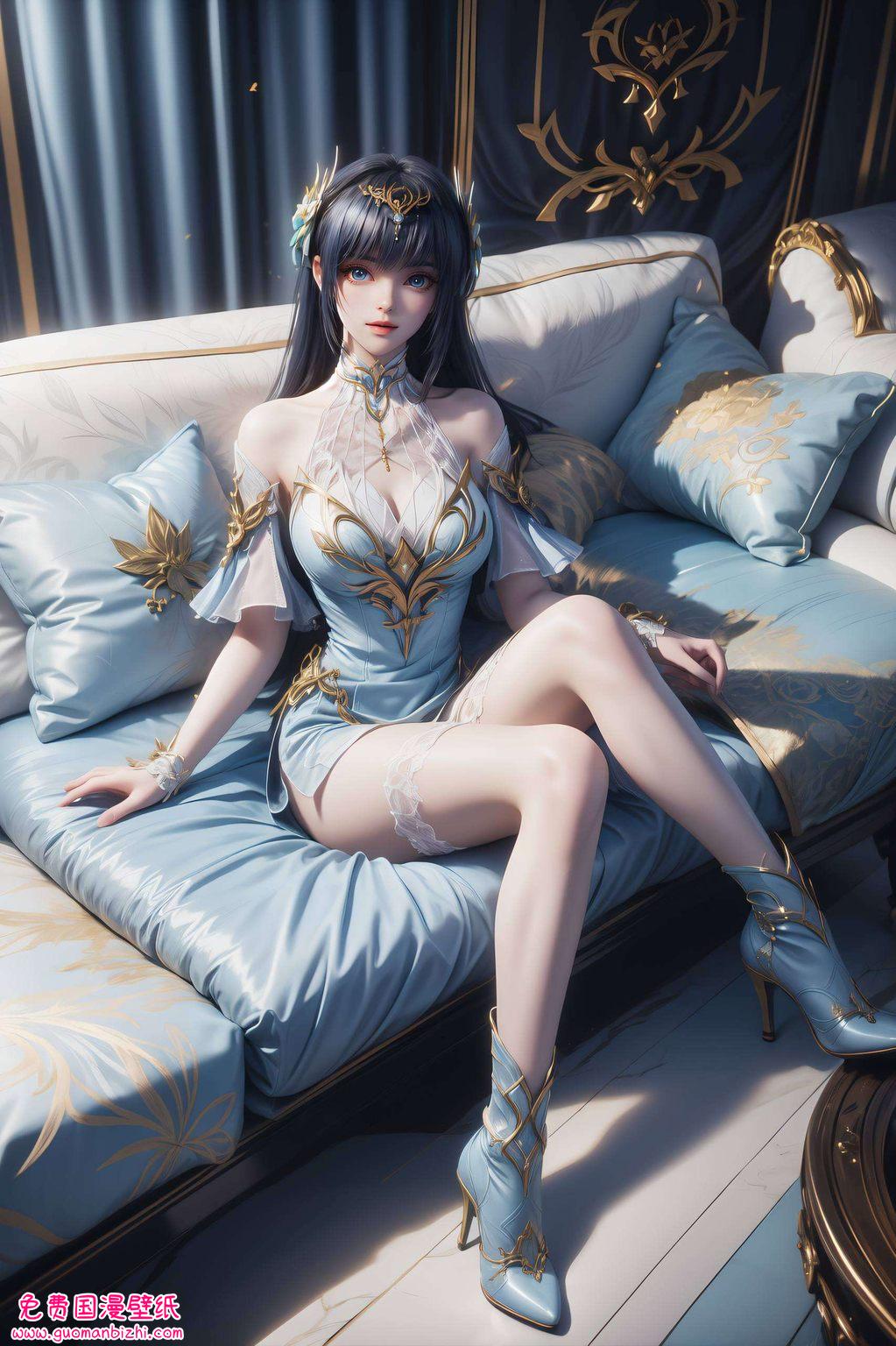她翩翩起舞谁说国漫美女只能存在于幻想之中？这些高清壁纸