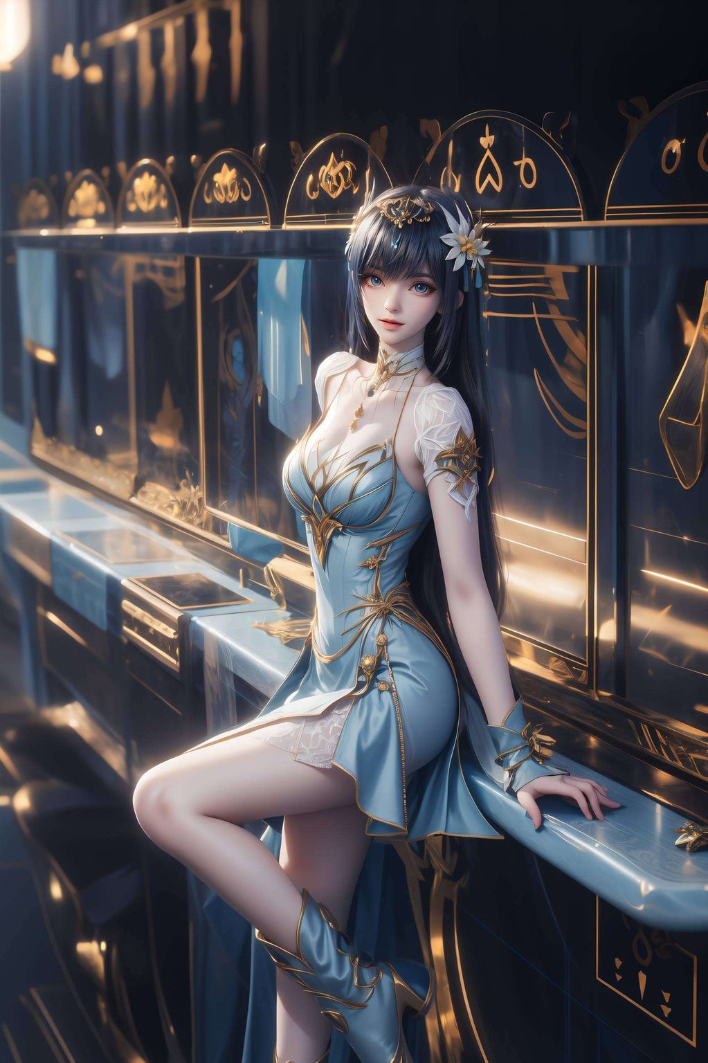 那双明眸流转间不愿醒来