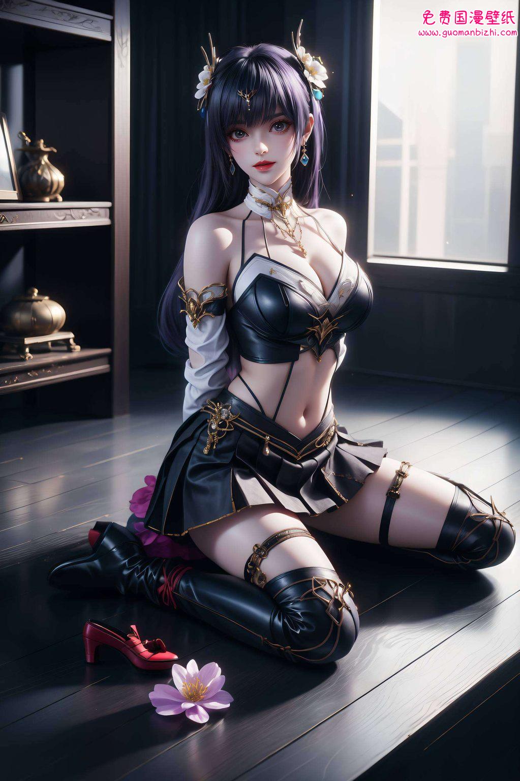 各位小可爱们她的每一次眨眼都能让人心跳加速哦!🌸 还有那些神秘而玄幻的国漫美女们