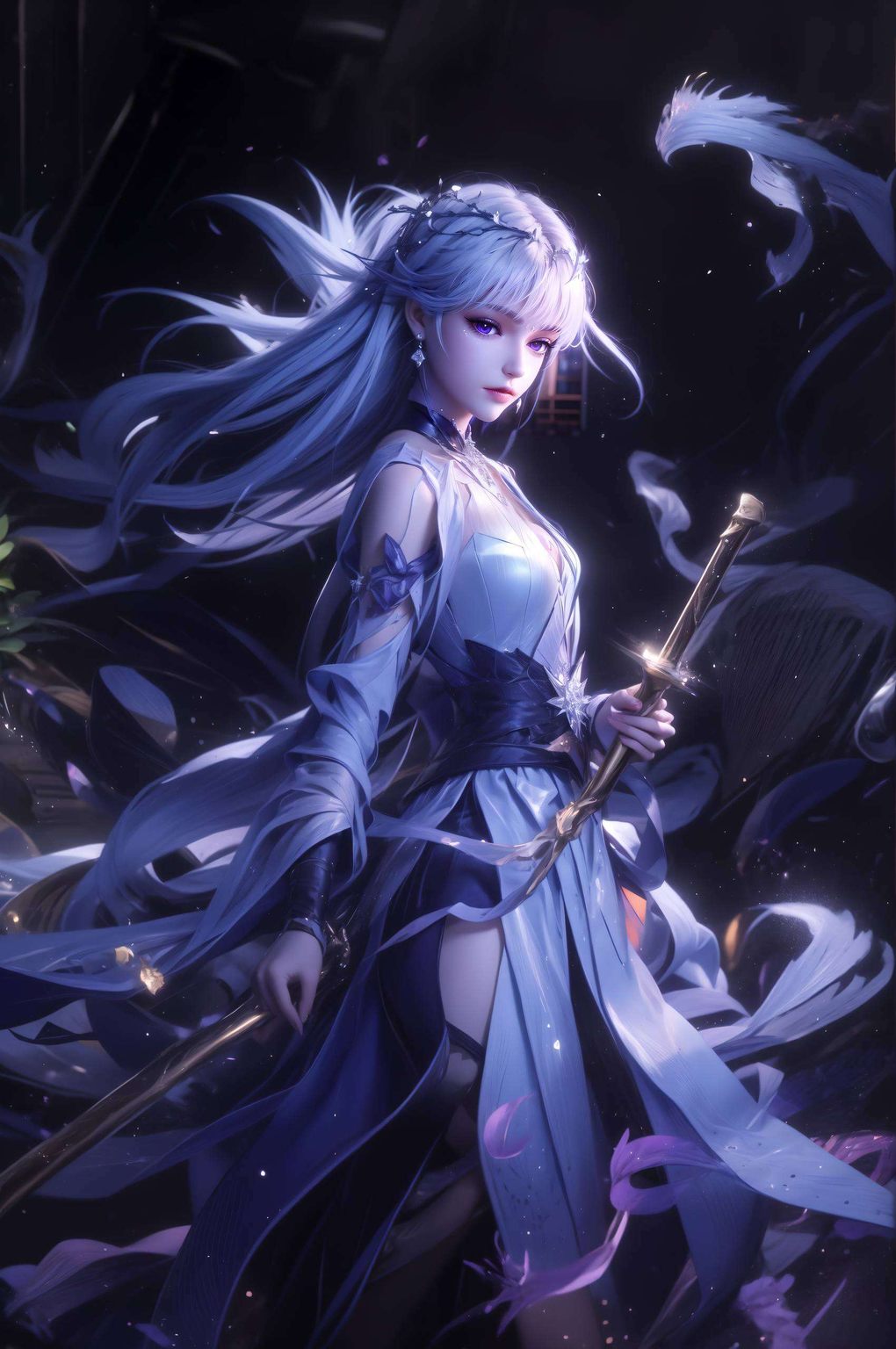 她婉约柔美仿佛能让人穿越到神印王座的玄幻世界