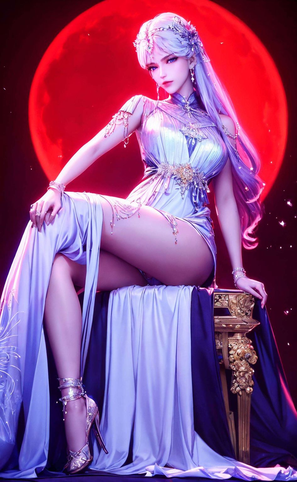完美呈现了神印王座中的国漫女神为你的手机增添了一份玄幻的浪漫气息