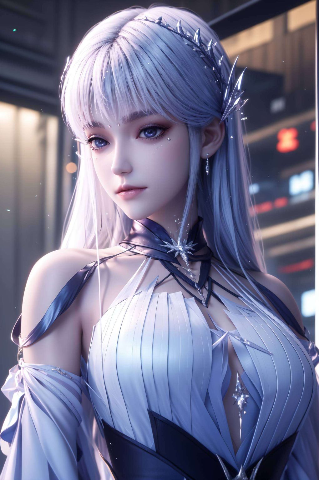 这可是免费的哦！快来让你的电脑也穿上这身玄幻风格的华服一起“圣采儿国漫壁纸图文”之旅吧！