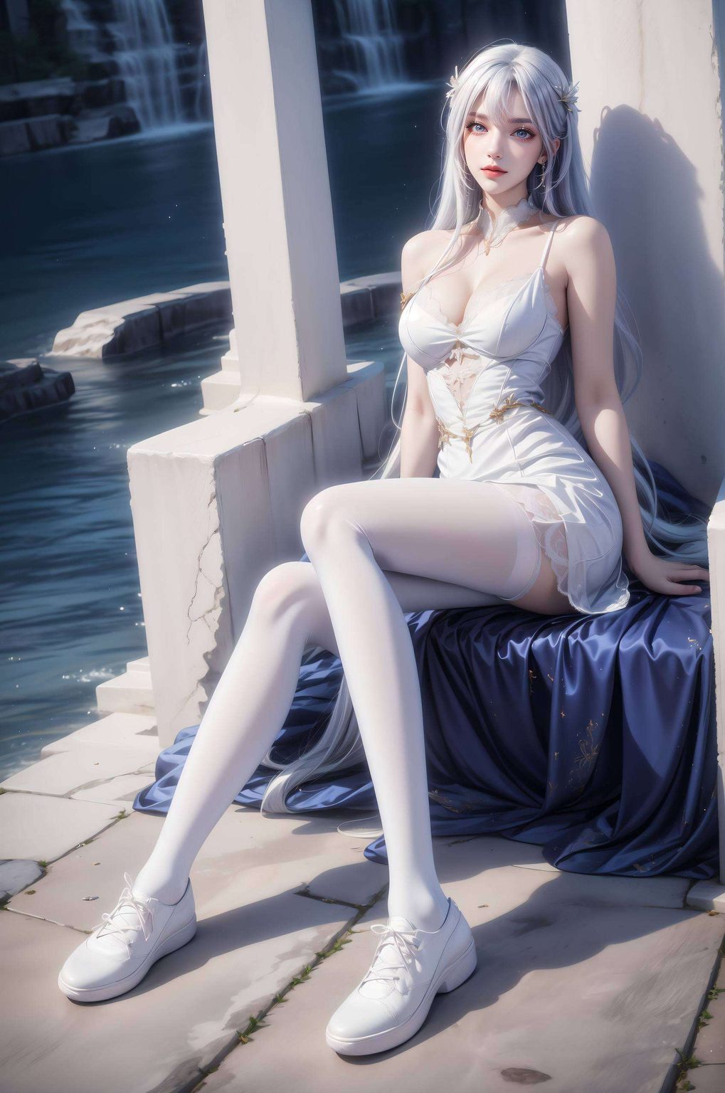 她的每一次凝眸那翩翩如仙的国漫女神