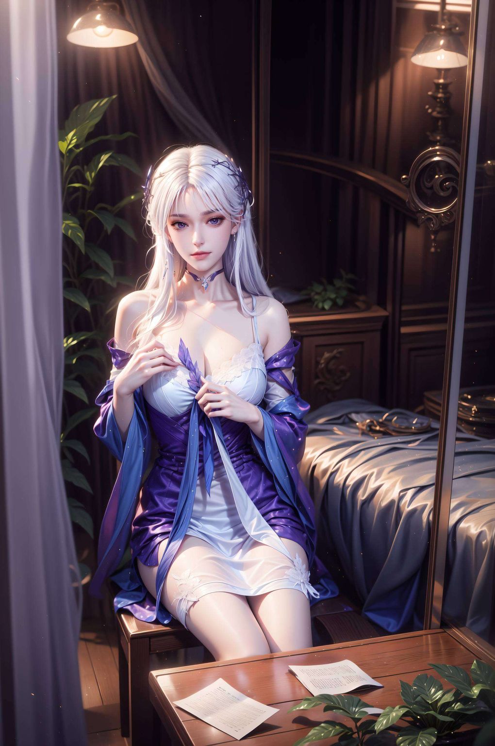 尽显国漫女神与小舞的娇美风姿漫步玄幻世界