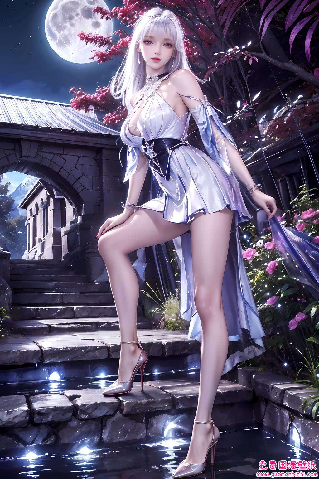 这幅壁纸将她的风采完美捕捉都能让她的倩影如诗如画