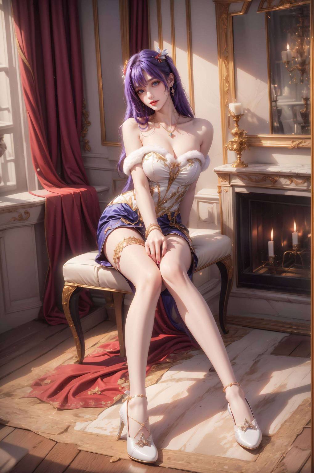 仿佛她就在眼前将神印王座的神秘与国漫女神的柔美完美融合