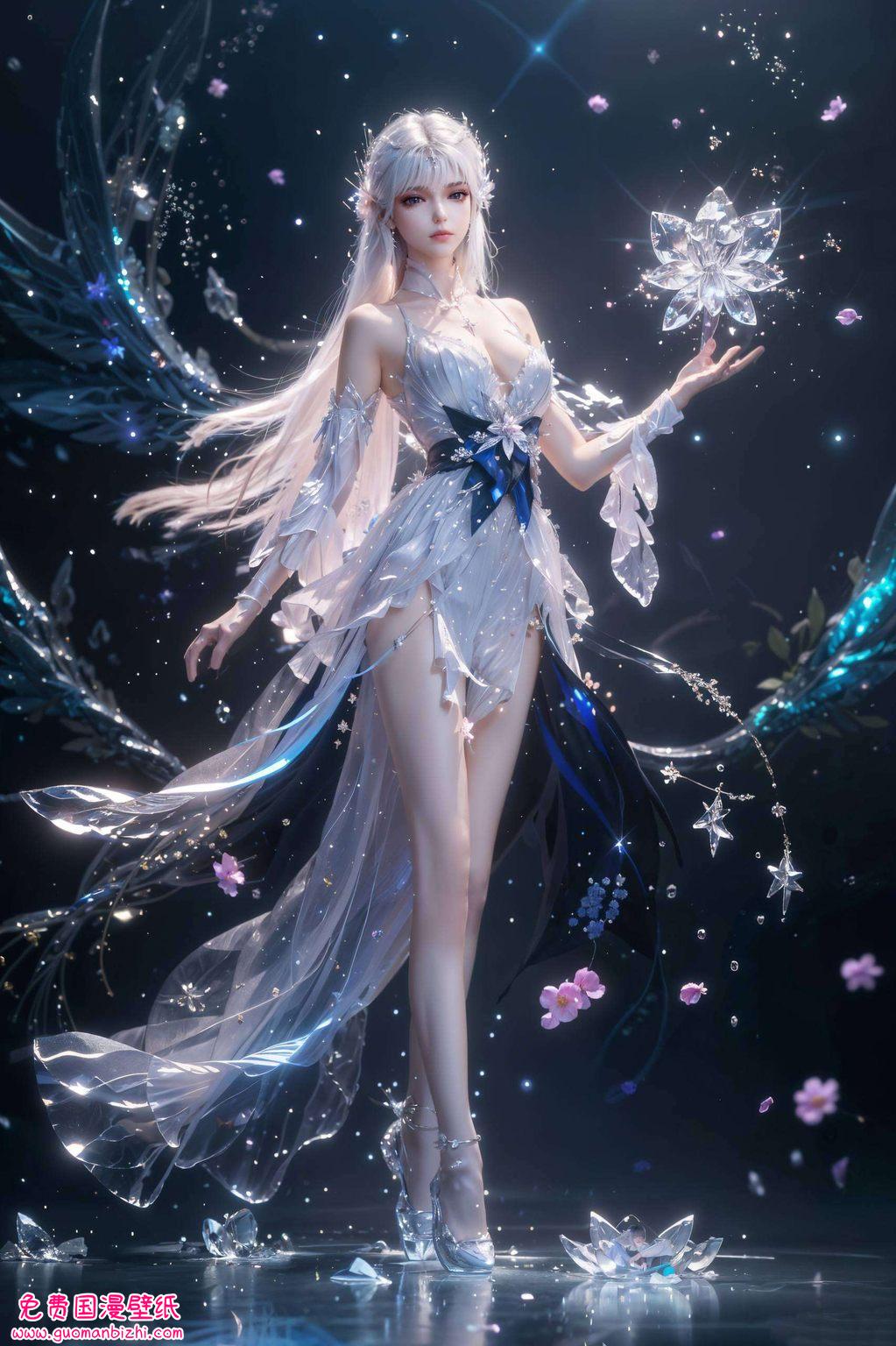 那来自神印王座的国漫女神她的眼神中闪烁着玄幻的光芒
