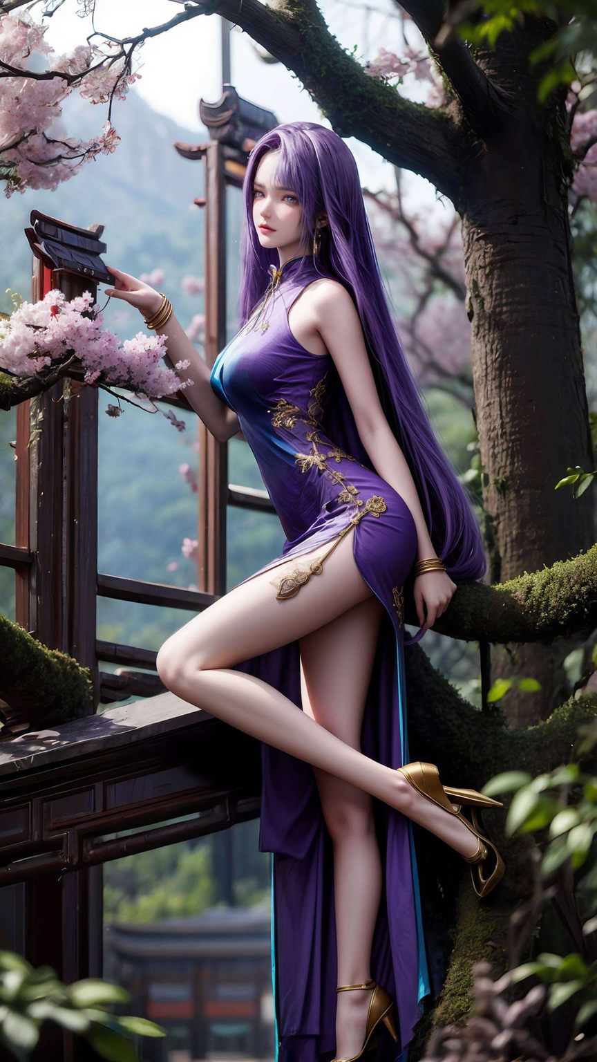 这款圣采儿壁纸穿越国漫的绚丽世界