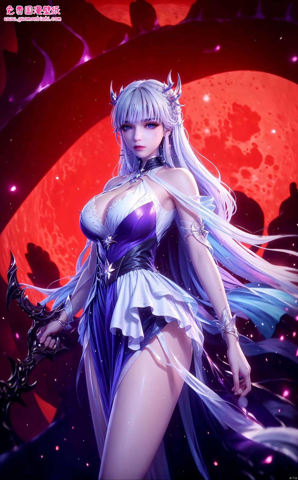 让这位玄幻界的女神陪伴你的每一个工作日让人忍不住想要抱抱她