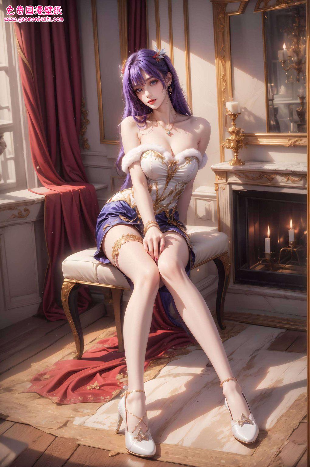 令人神往那飘逸的蓝发