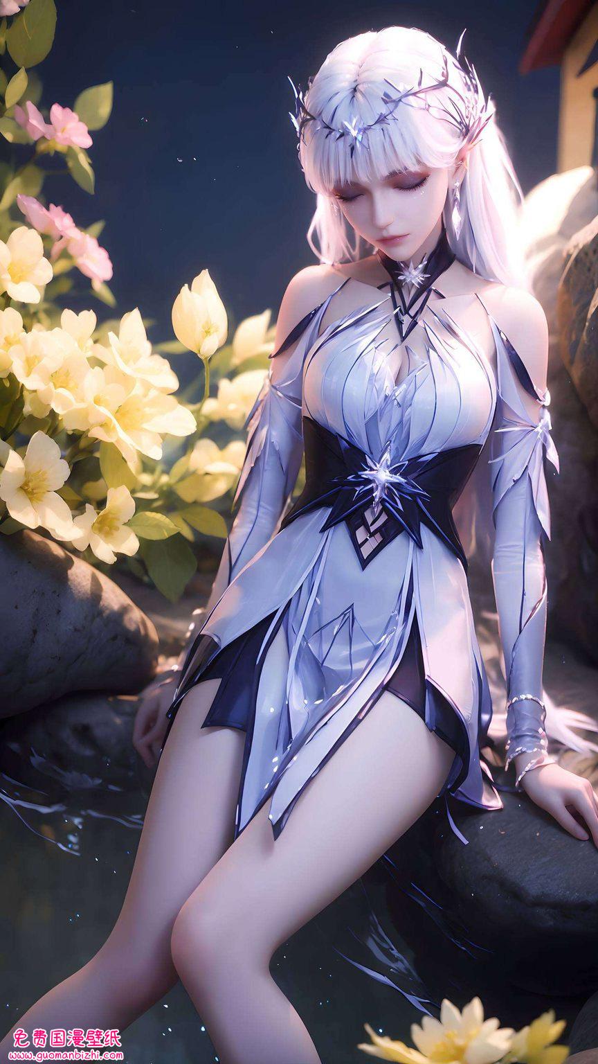 还能让您的手机瞬间变身玄幻神器让您的手机壁纸也跟着炫彩起来吧！圣采儿动漫壁纸图文下载