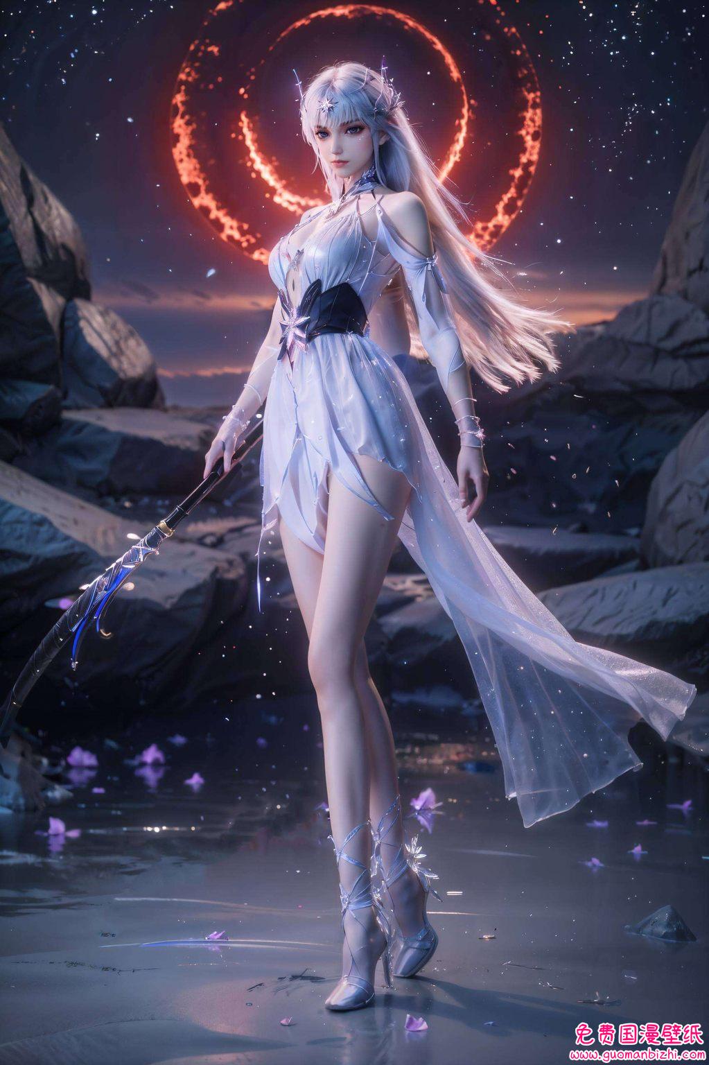 仿佛从《神印王座》的玄幻世界中走出成为了国漫女神中的璀璨明星