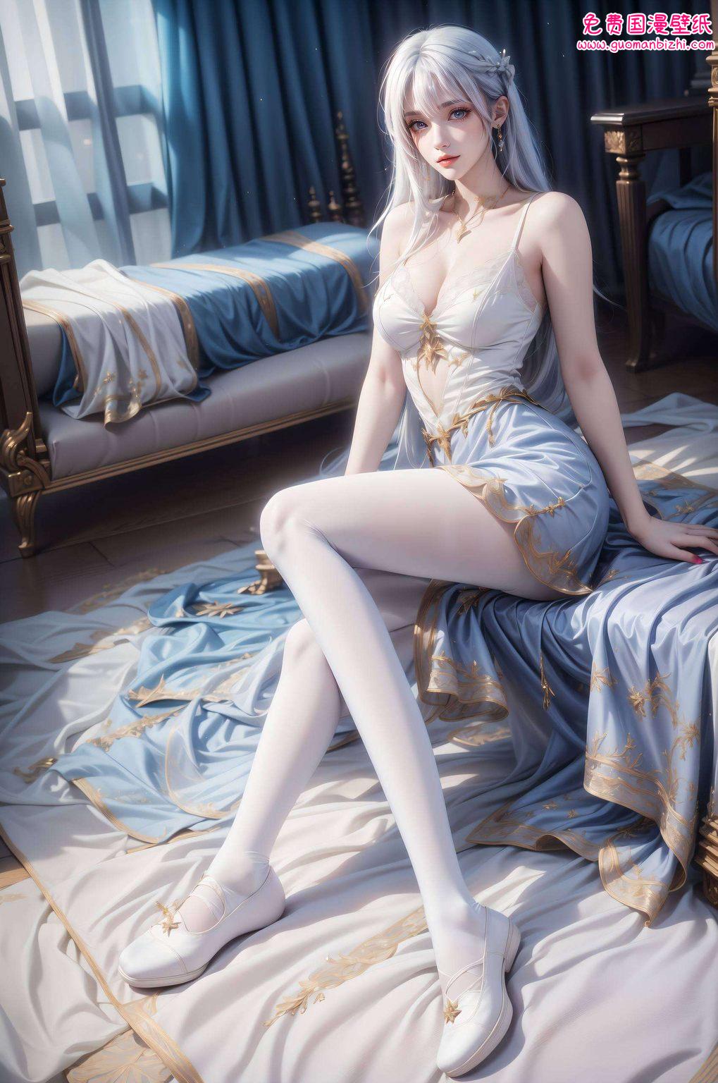 她以神印王座中的高贵姿态当圣采儿那如苹果般炫彩的形象跃然于壁纸之上