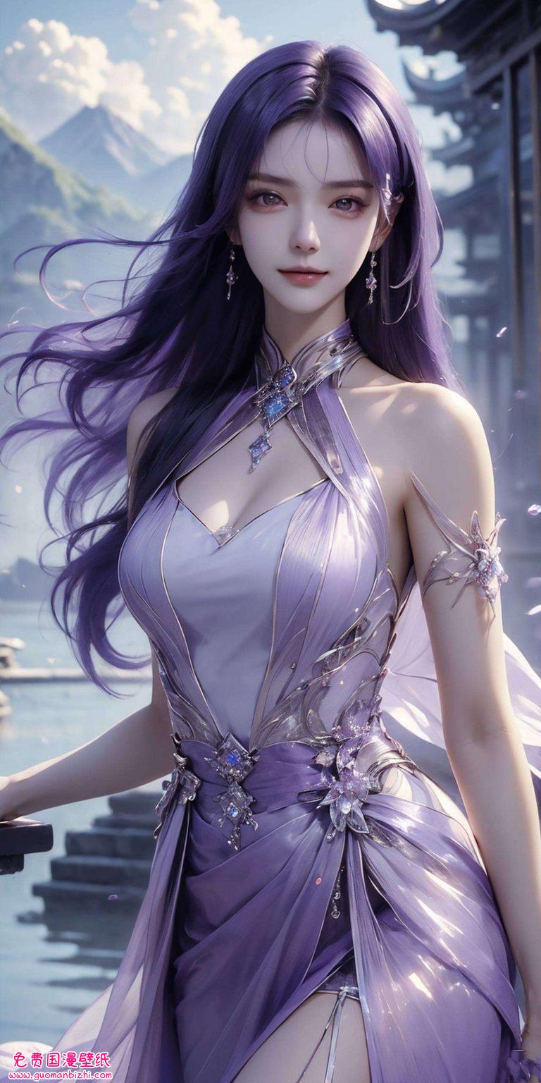 那抹古典美如画的国漫女神仿佛整个世界都为之动容