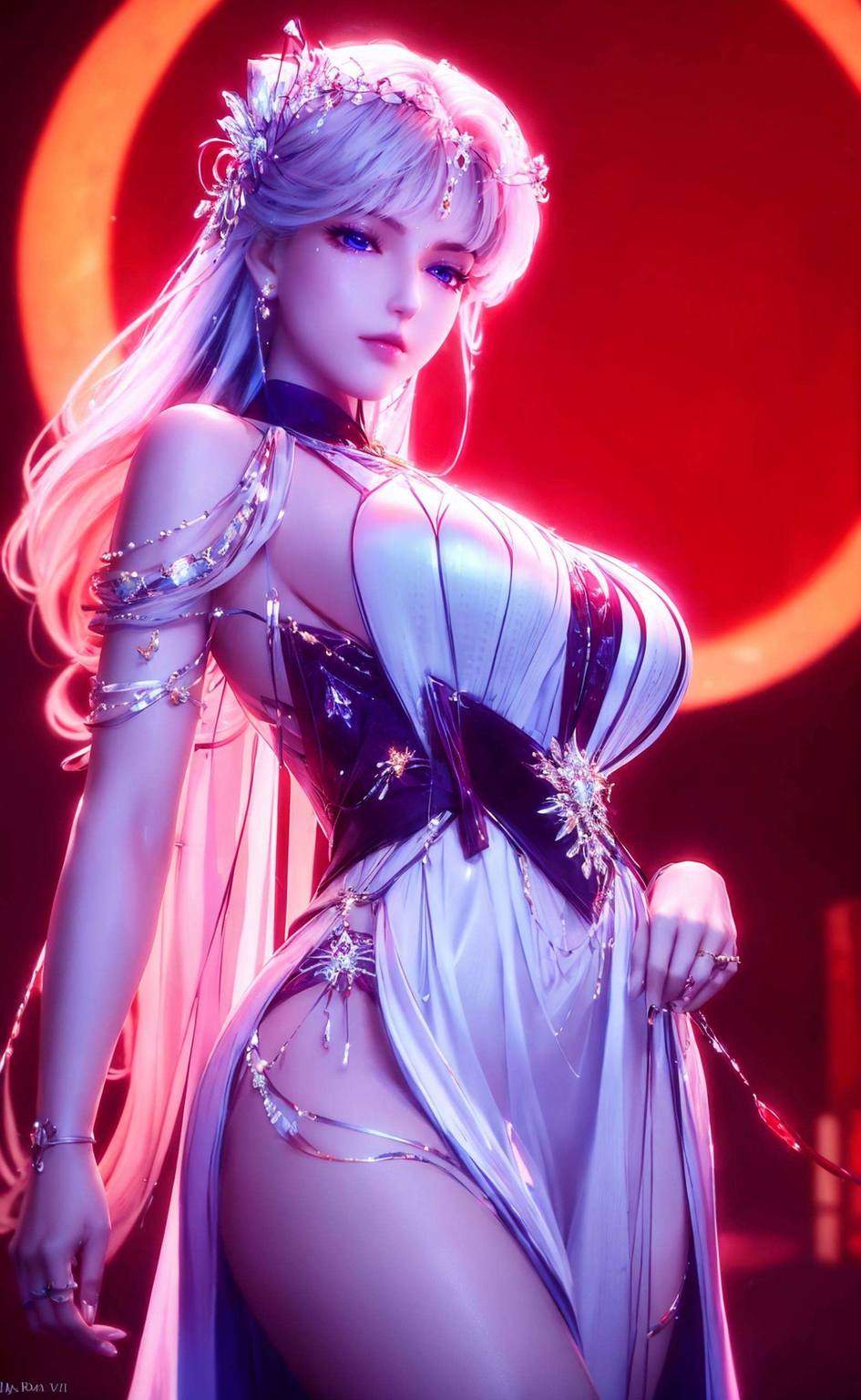 不仅是动漫美女的代名词她的倩影在4k超清壁纸间流转