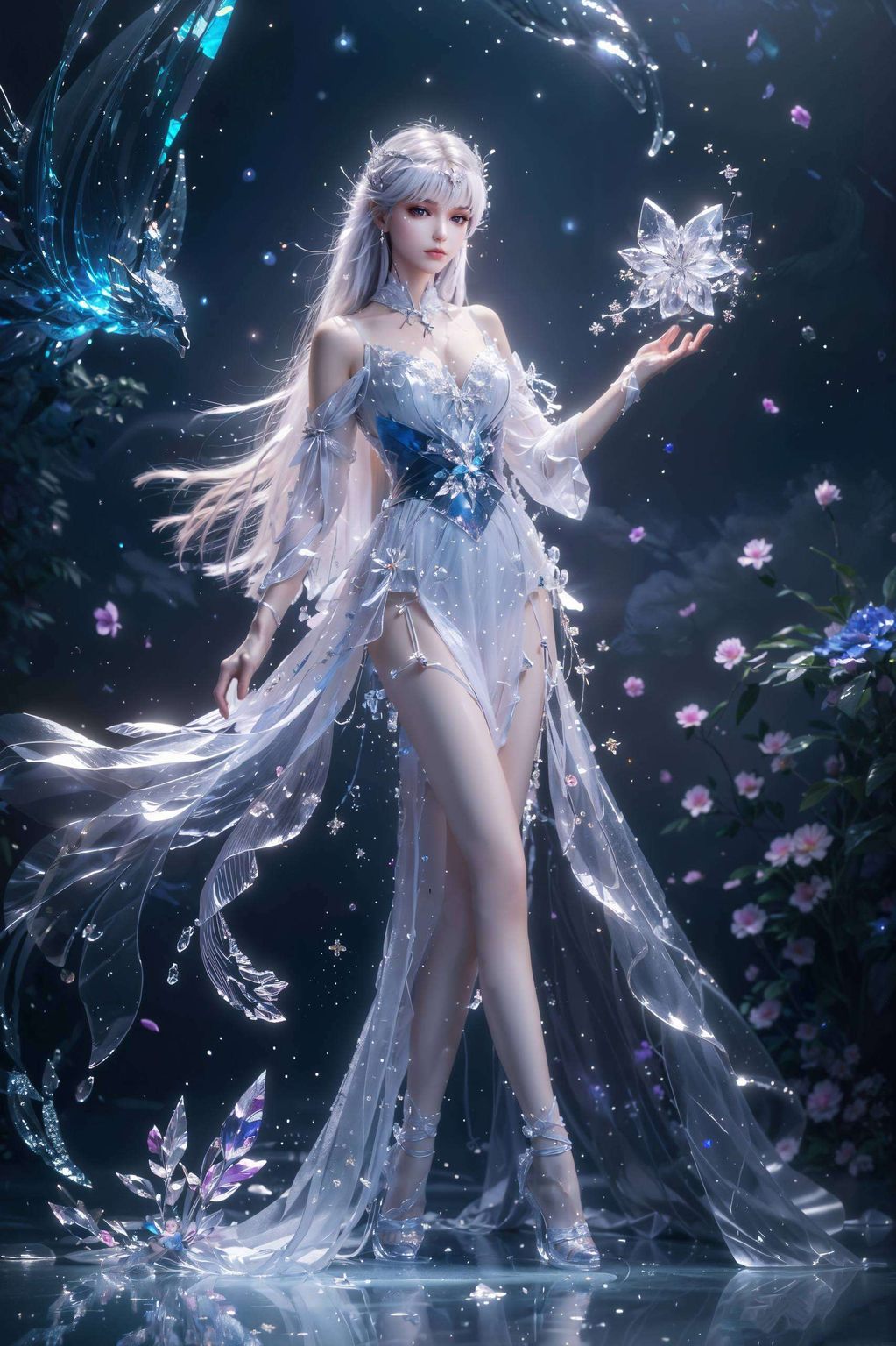 令人感叹人生的奇幻与美好在这国漫女神的壁纸映衬下