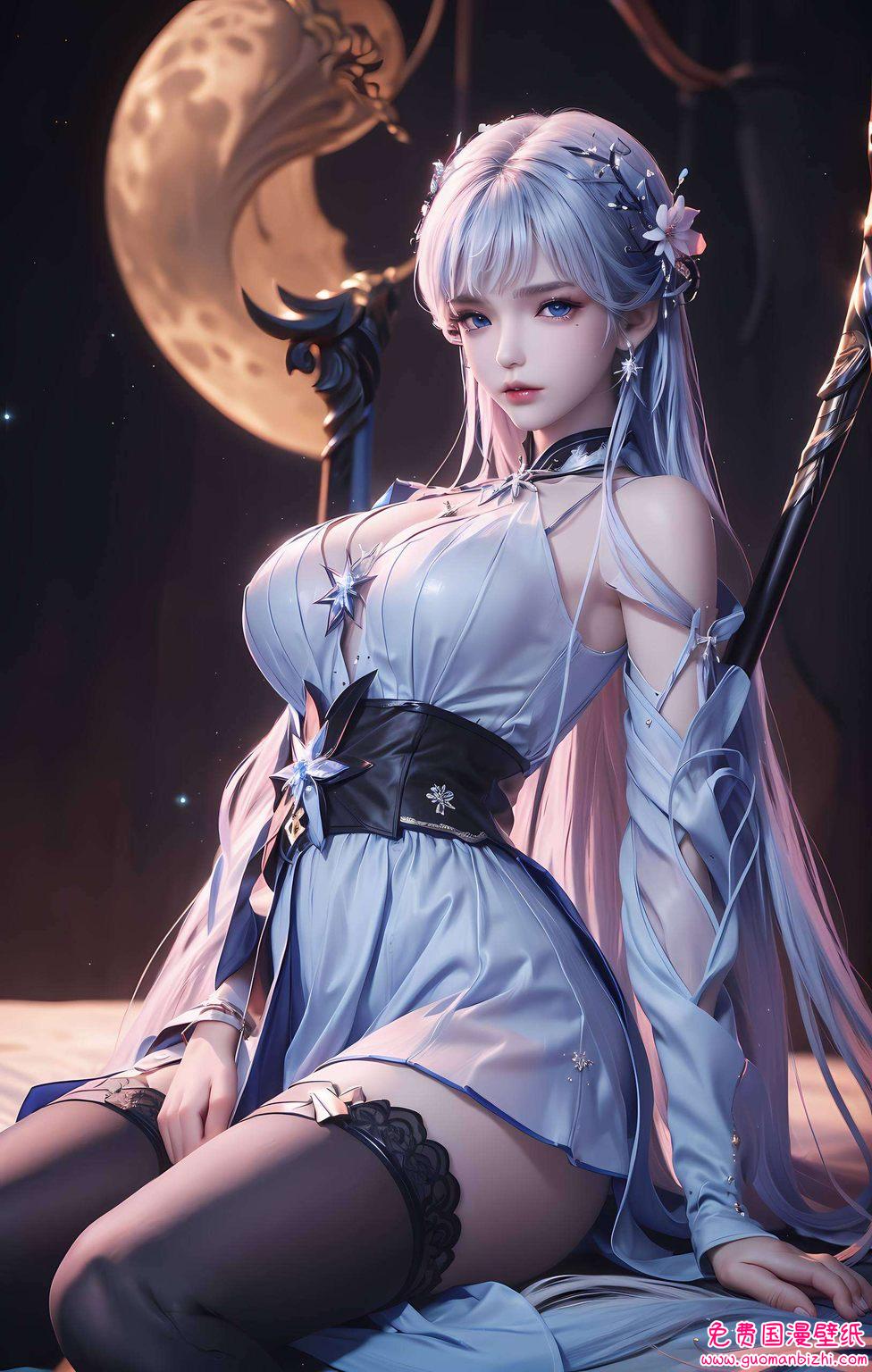 让人沉醉在这份独特的清凉壁纸之中她是国漫中的女神