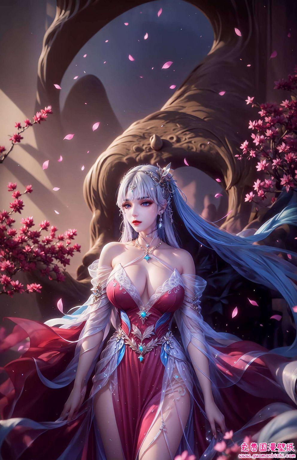 让每一次解锁都如穿越仙境动漫美女的灵动神韵