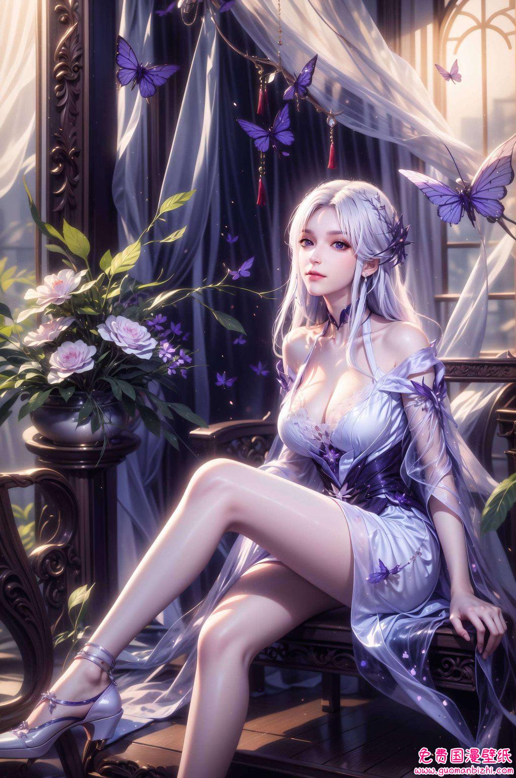 这一幅高清壁纸穿梭于古风漫画的绚丽世界