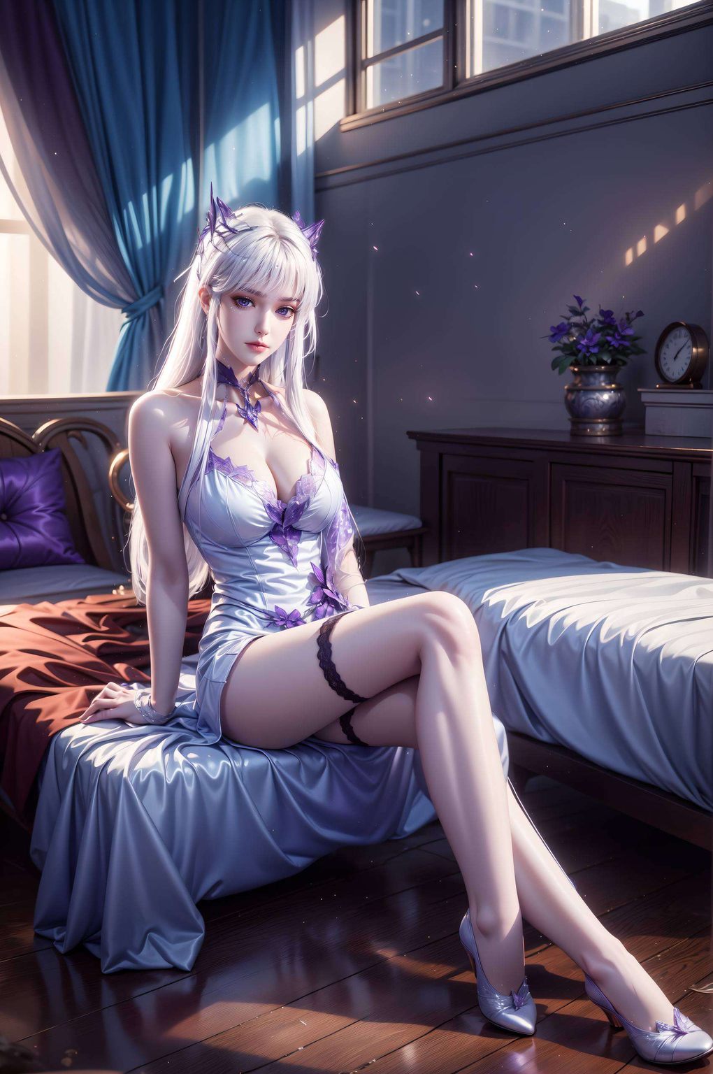 想要手机变美今儿给大家介绍一款紫色壁纸