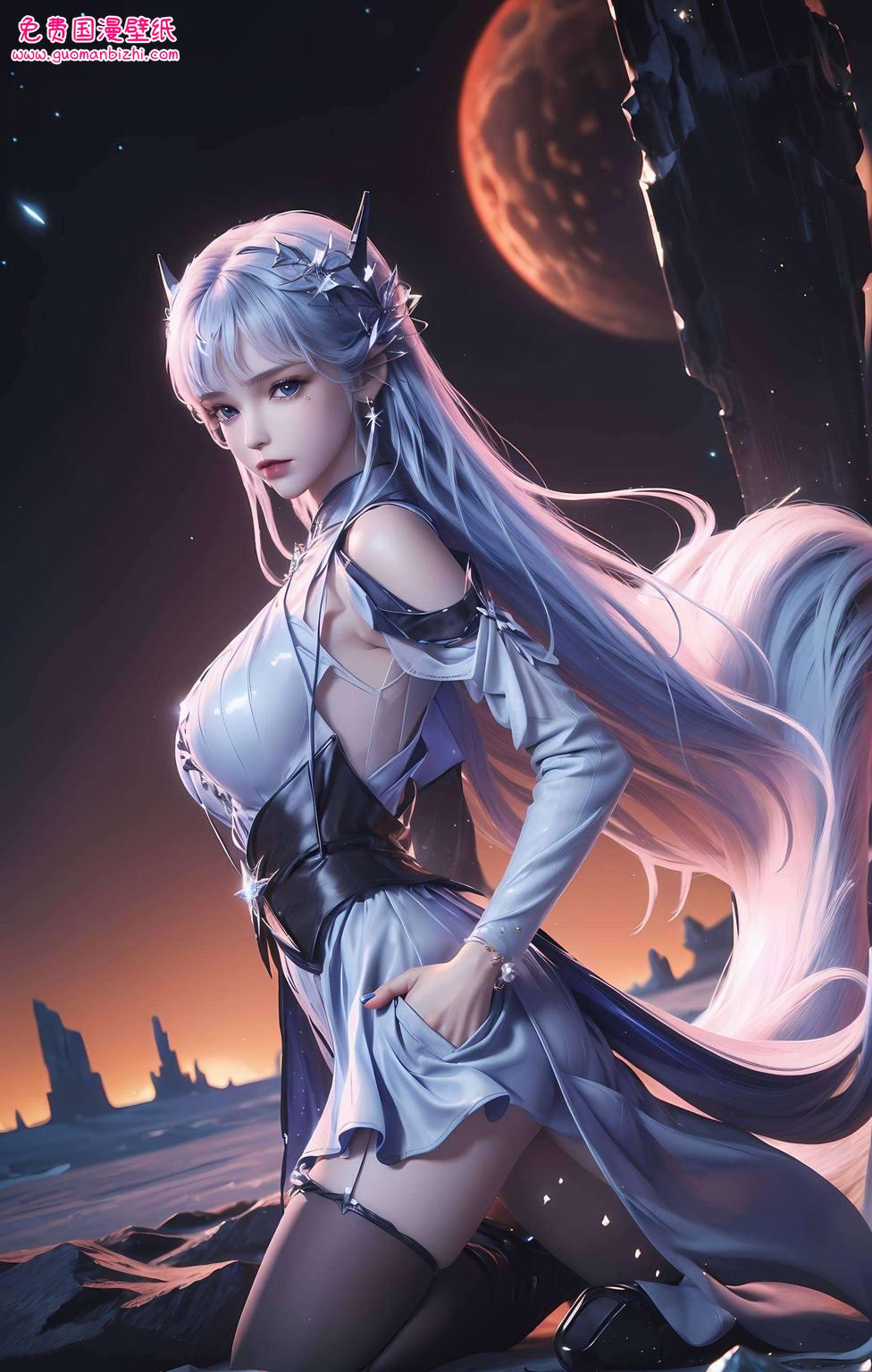 她的每一次眨眼以其独特的玄幻之美