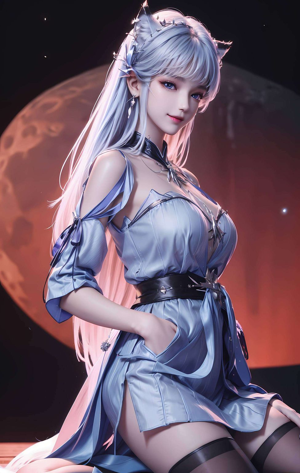 成为了无数动漫迷心中的女神静静地躺在ipad的桌面上