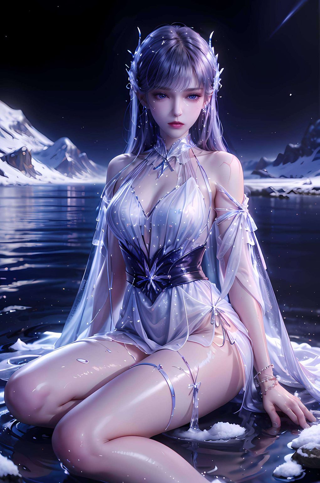 她的壁纸头像而在这动漫女神的集合中