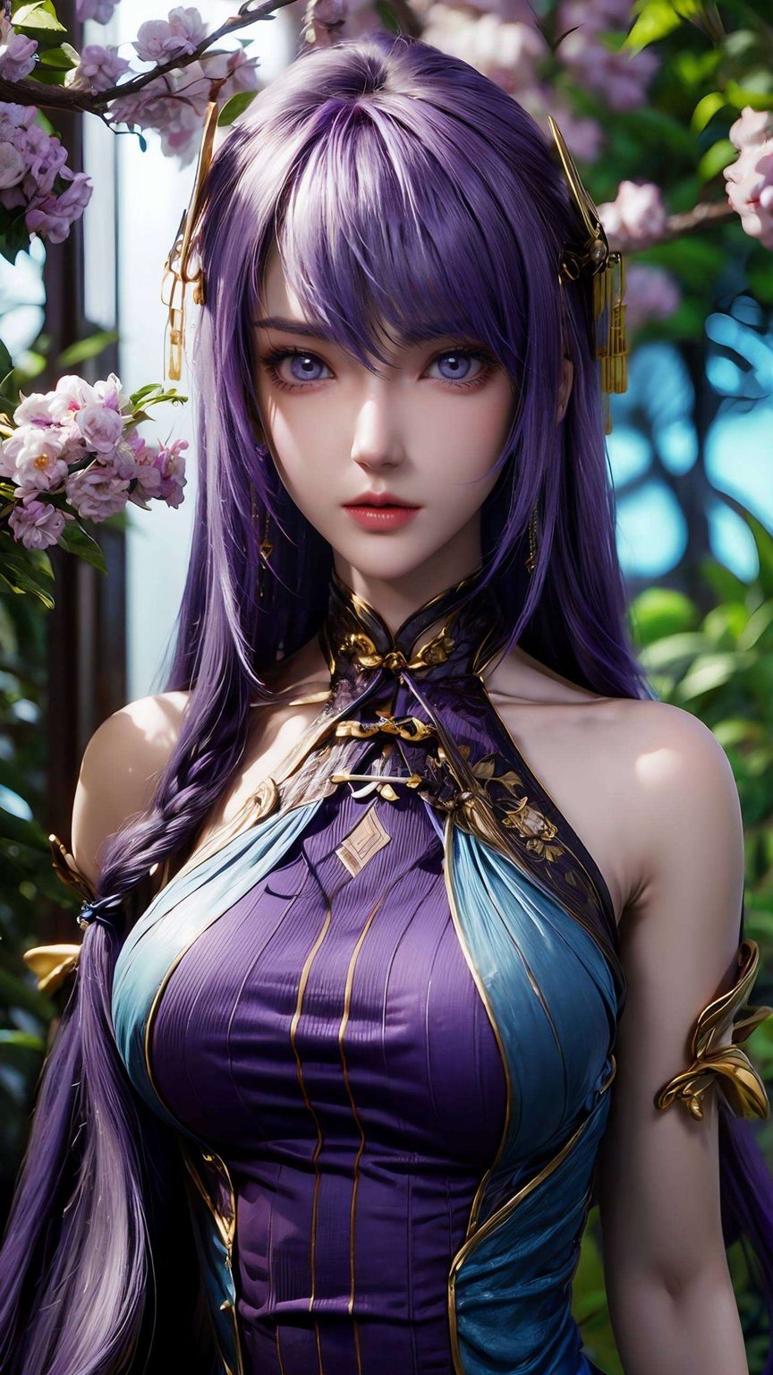 她是《神印王座》中的绝世美女在玄幻的国漫世界中