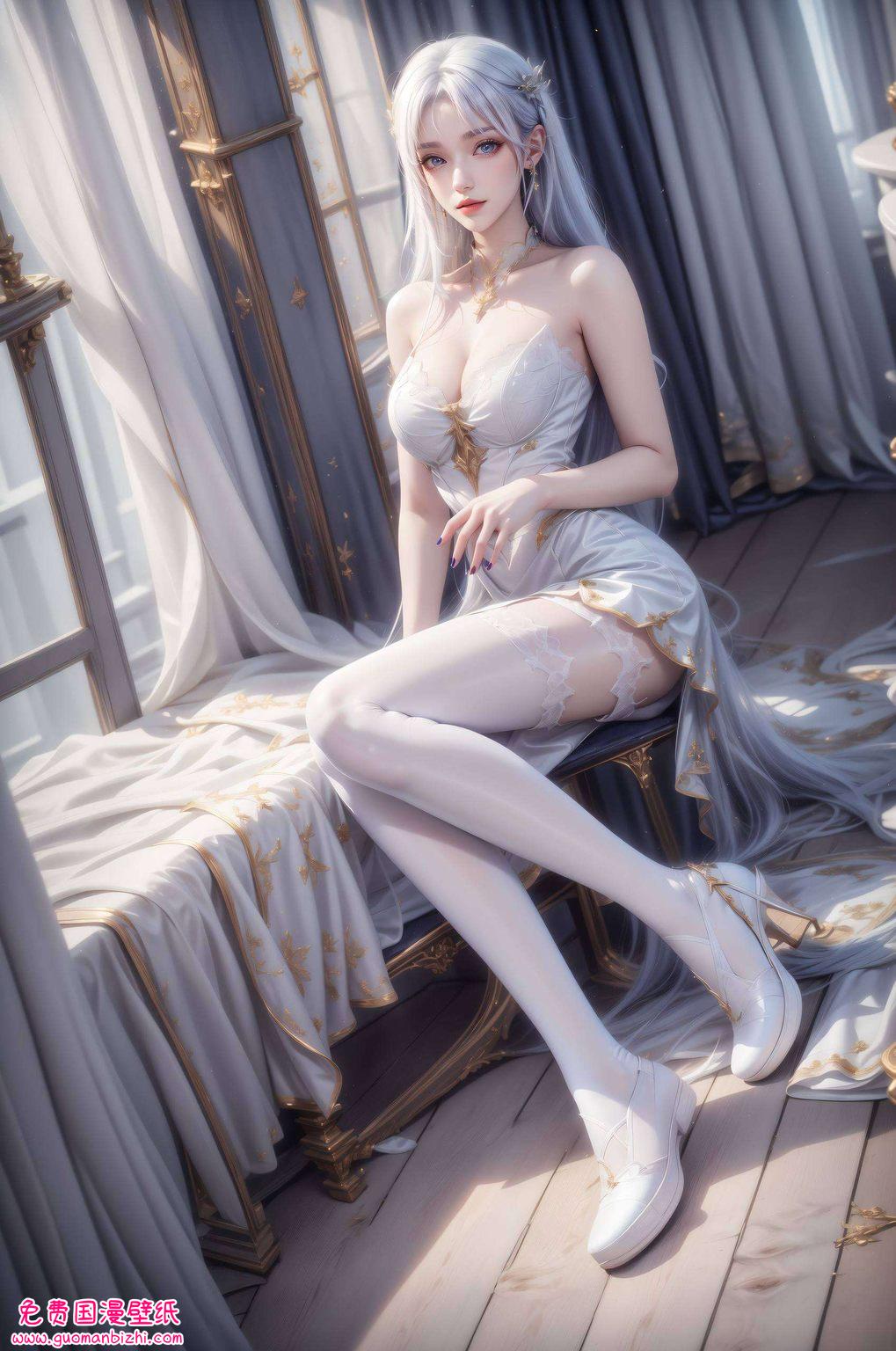 我发现了那抹不可方物的倩影——AI圣采儿壁纸更是国漫美女的典范