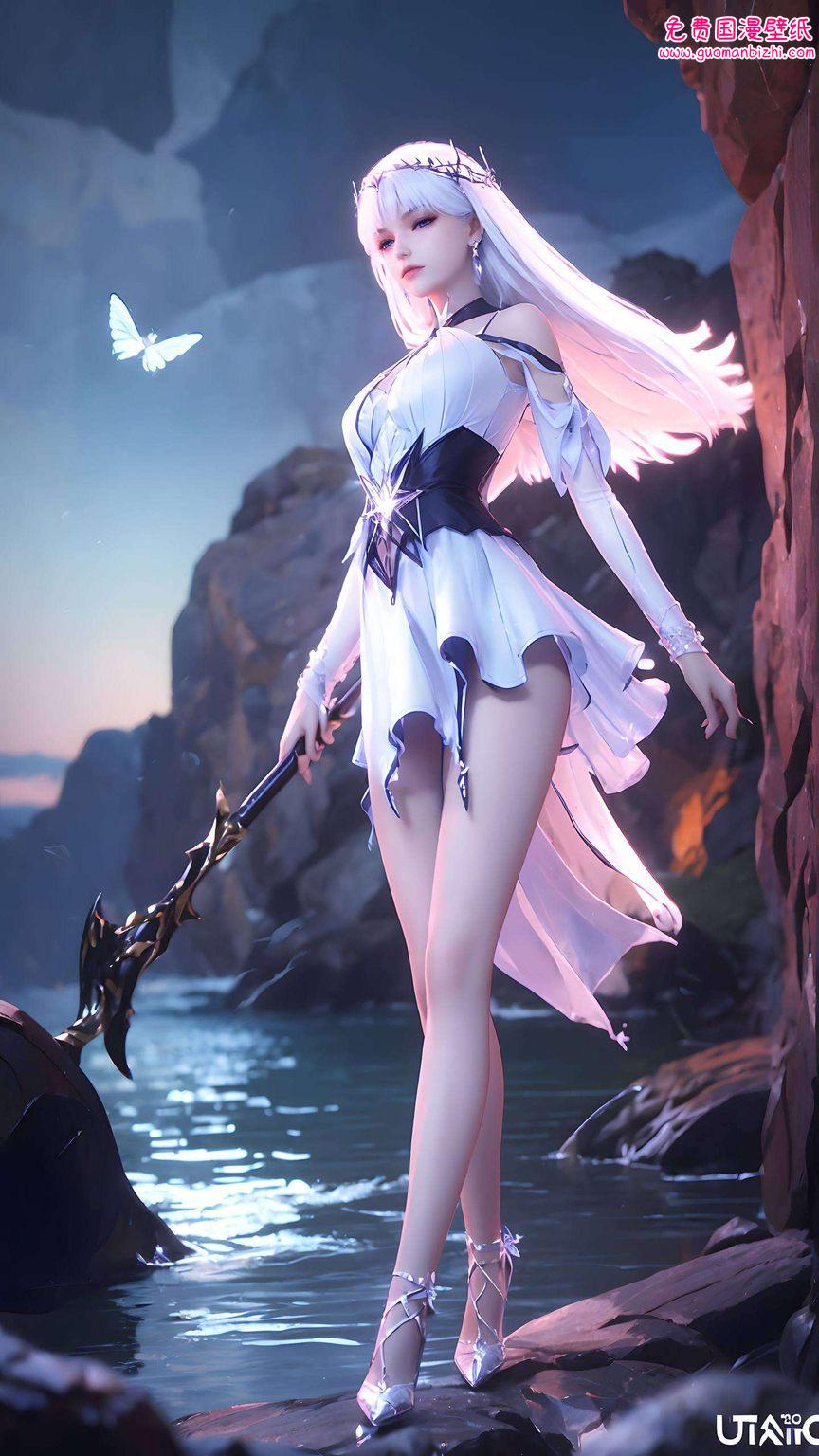 她的眼神清澈如水圣采儿翩翩起舞