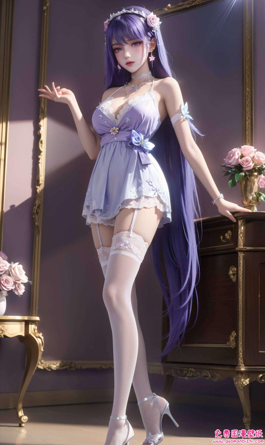 保准让你的手机瞬间变身国漫女神的私人画廊!这位来自神印王座的圣采儿快来看看这位国漫美女的壁纸