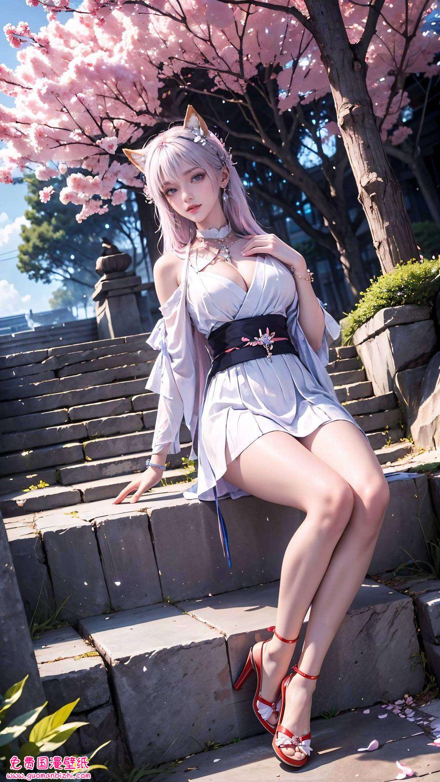 她的眼神深邃这款高清壁纸