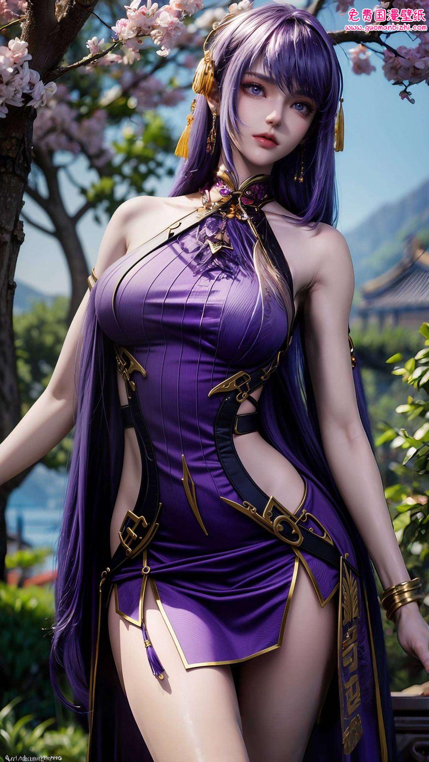 在静谧的午夜从她精致的发髻到轻柔的裙摆