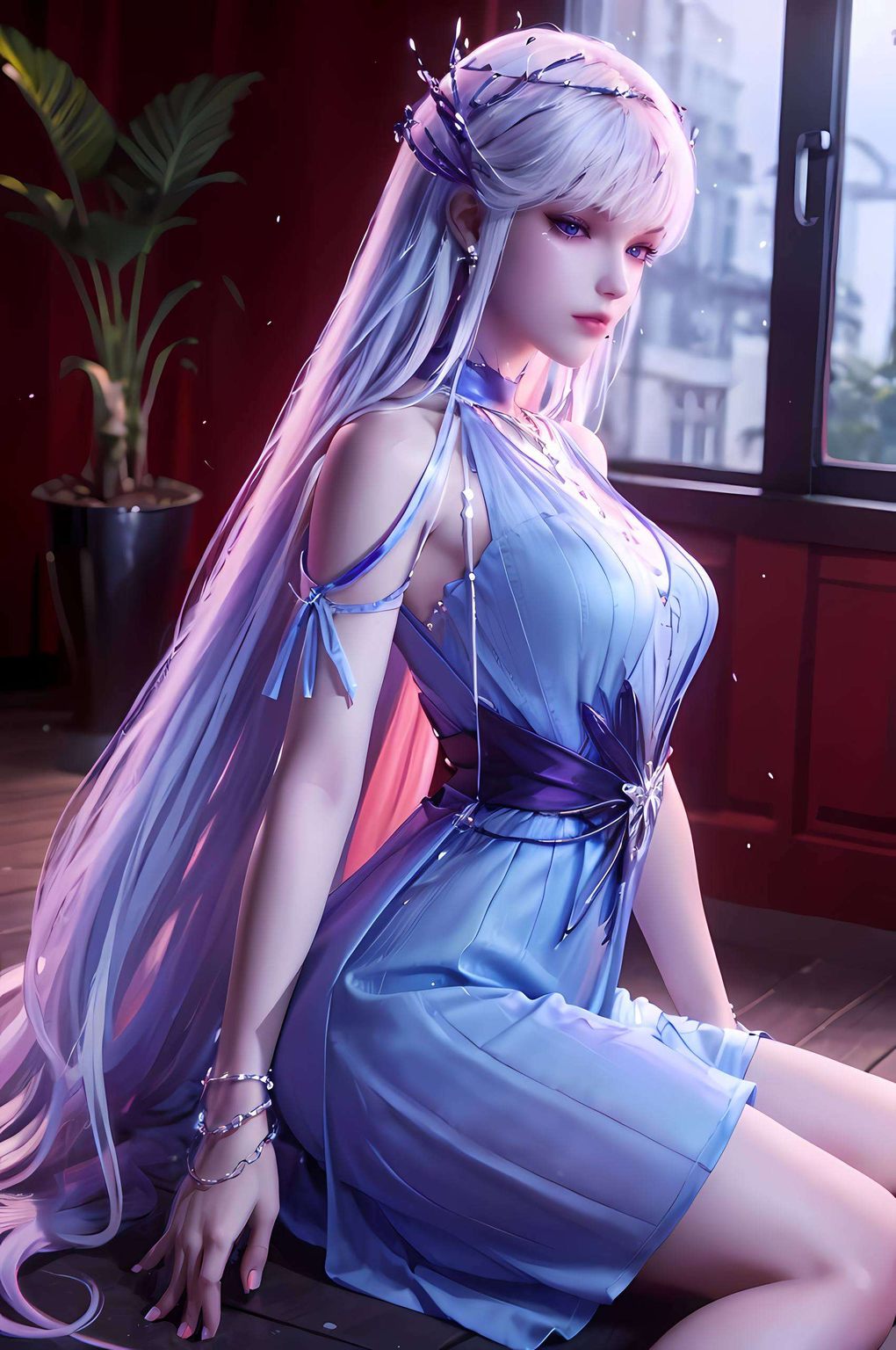 轻轻诉说着国漫之美如同动漫中的女神