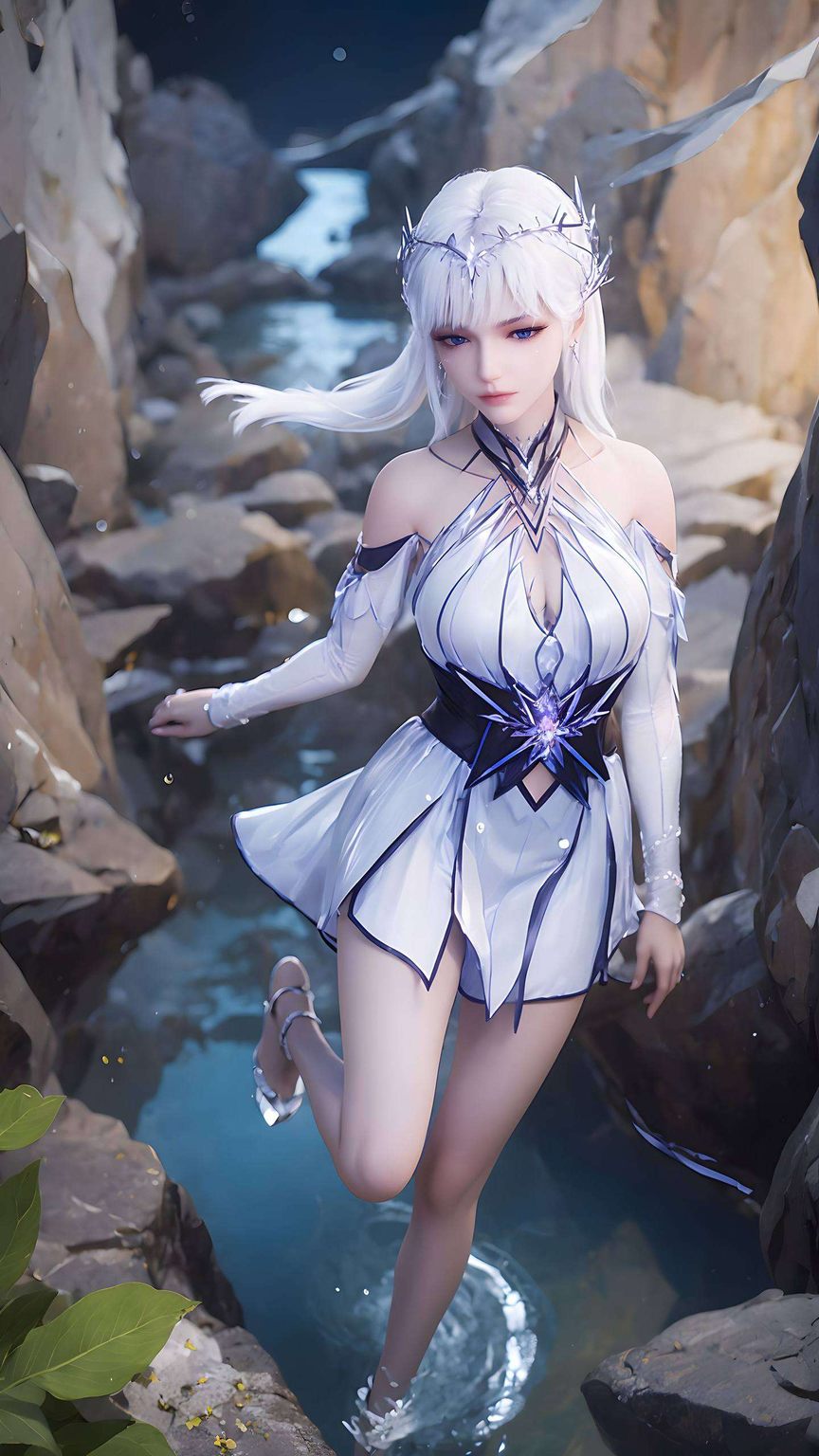 圣采儿她化作平板上的精灵