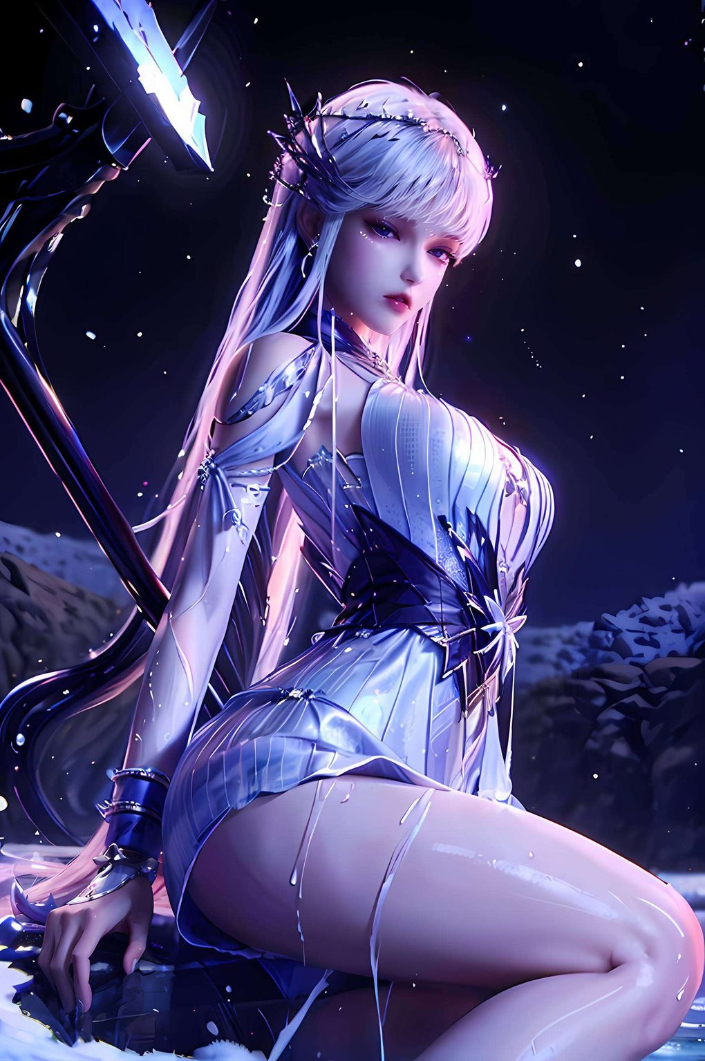 美得令人窒息宛如画卷中走出的精灵