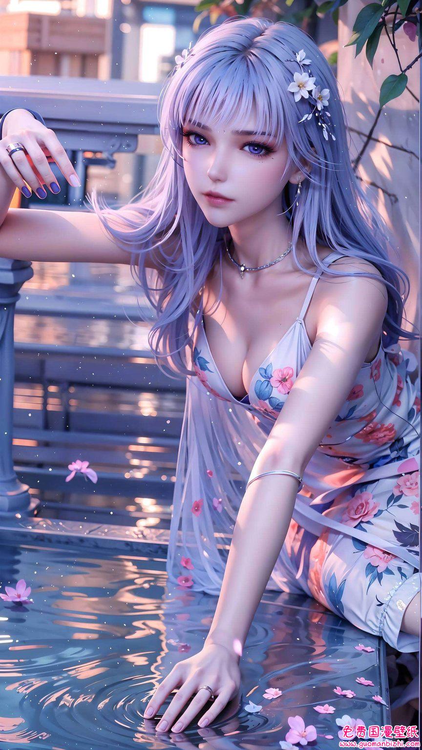 国漫界的女神代表今儿给大家推荐一款绝美的国漫壁纸——圣采儿壁纸静态图片