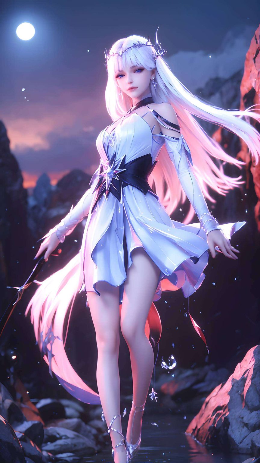 简直让人一见倾心！快来看看动态壁纸里的圣采儿图片哈哈