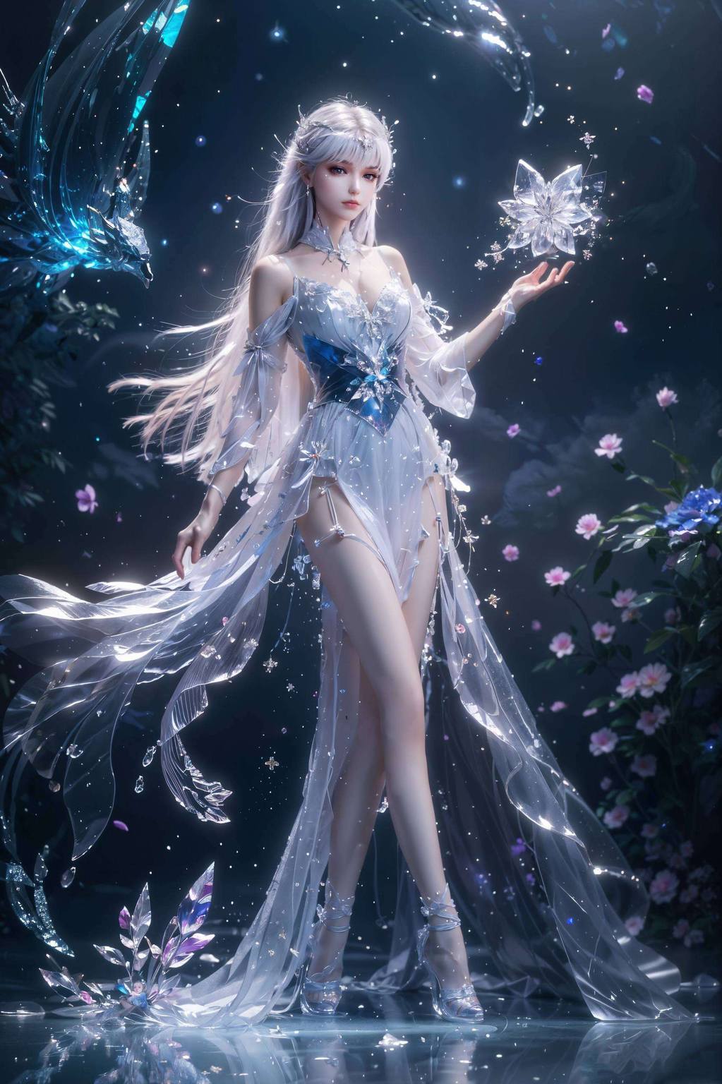 嘿融合了国漫《神印王座》里的两位主角——龙皓晨与圣采儿！这可是货真价实的国漫女神哦