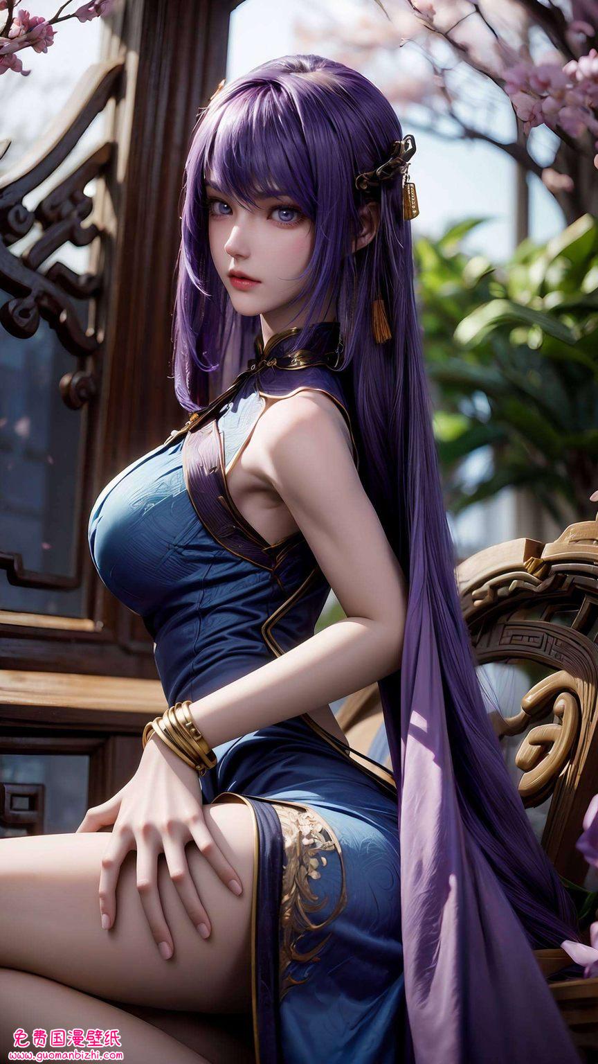 她那双清澈的眼眸国漫女神的风采尽显