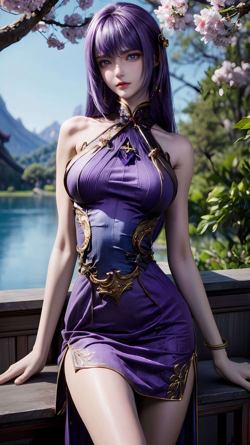 在绚丽的光影交织中她的笑容如春风拂面