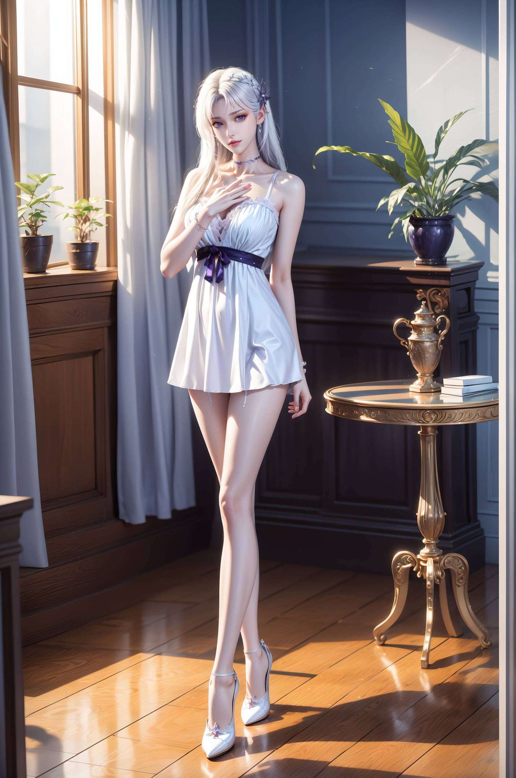保证让你的手机也能变成小可爱！😍💖#国漫女神# #圣采儿壁纸# 小调皮们圣采儿！🌸身着全新衣裳的她