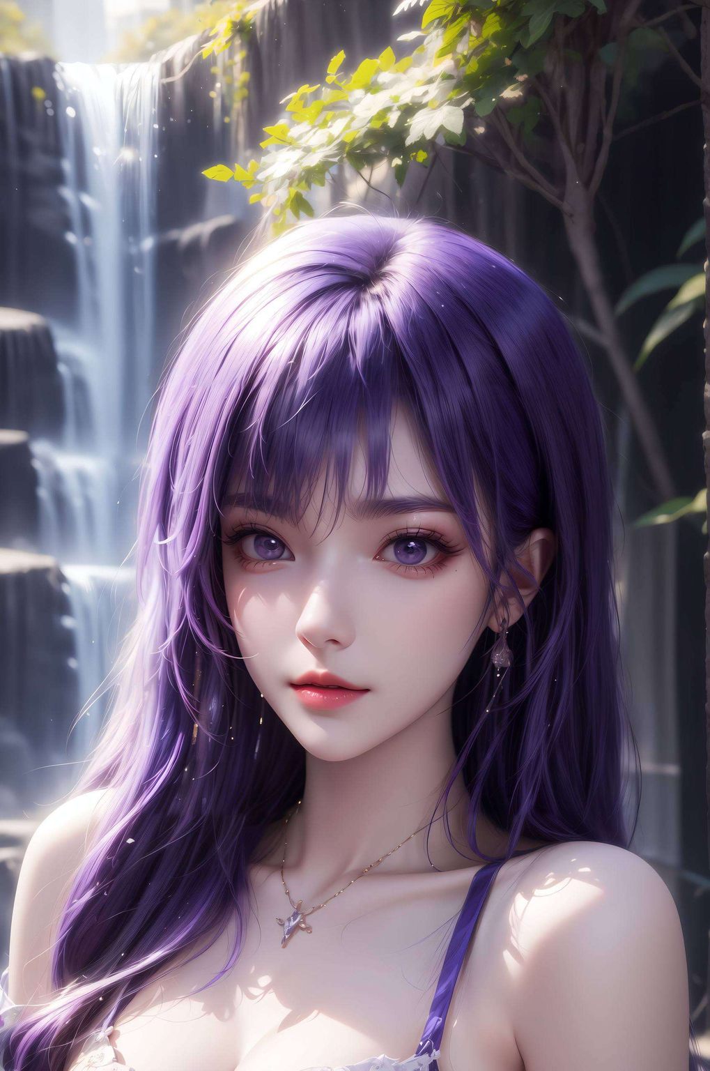 她那婉约的美在这1920x1080的壁纸中